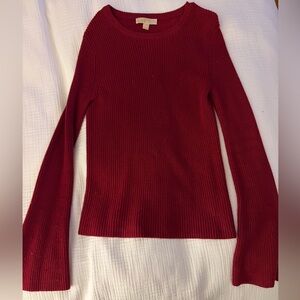 Michael Kors Red Knit Sweater